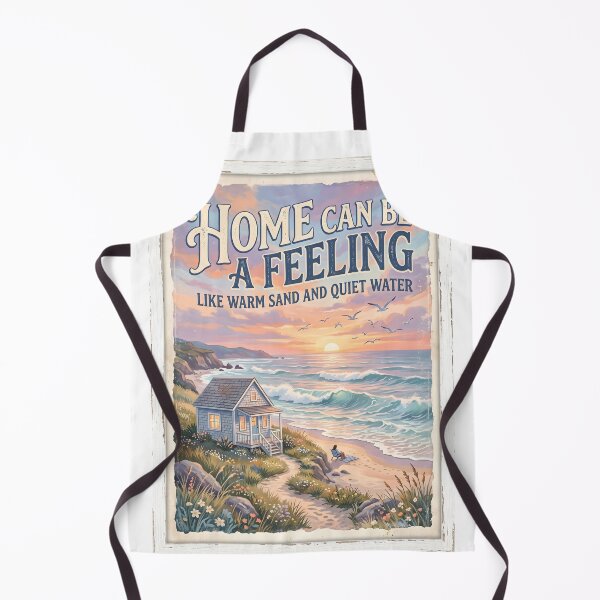Item preview, Home Can Be a Feeling – Ocean Therapy Poster Design designed and sold by Sea Gem.