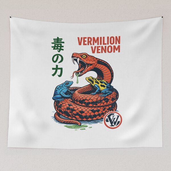Item preview, Vermilion Venom Snake Frog T-Shirt designed and sold by Matinez Pink.