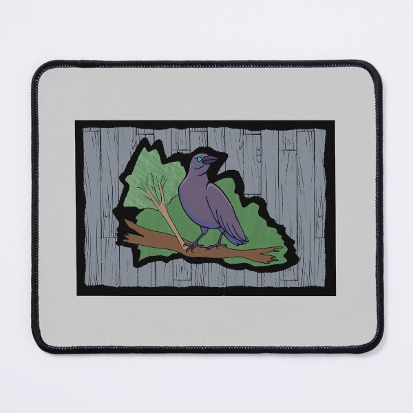 Item preview, Judgmental purple crow designed and sold by Crowsdance.