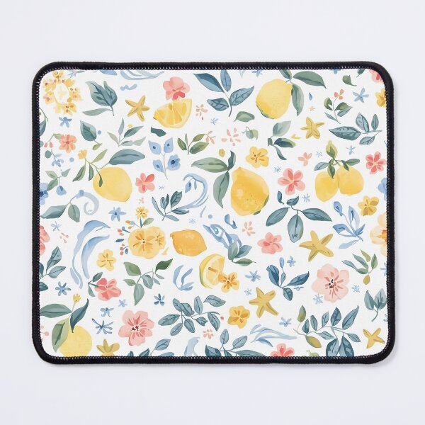 Item preview, Pastel Lemon Floral Coastal Pattern iPhone Cases designed and sold by FestivityFinds.
