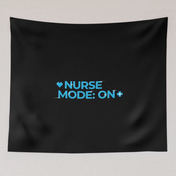 Item preview, Nurse Mode On futuristic digital gamer nurse trendy gift designed and sold by language-des.