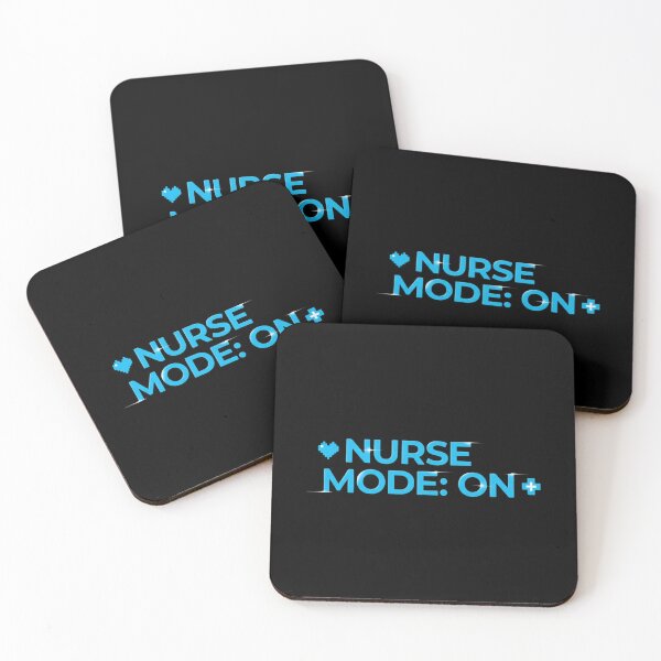 Item preview, Nurse Mode On futuristic digital gamer nurse trendy gift designed and sold by language-des.