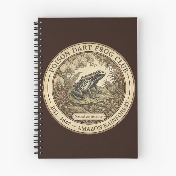 Item preview, Poison Dart Frog Club Amazon Vintage Badge designed and sold by CalmCapy Co.