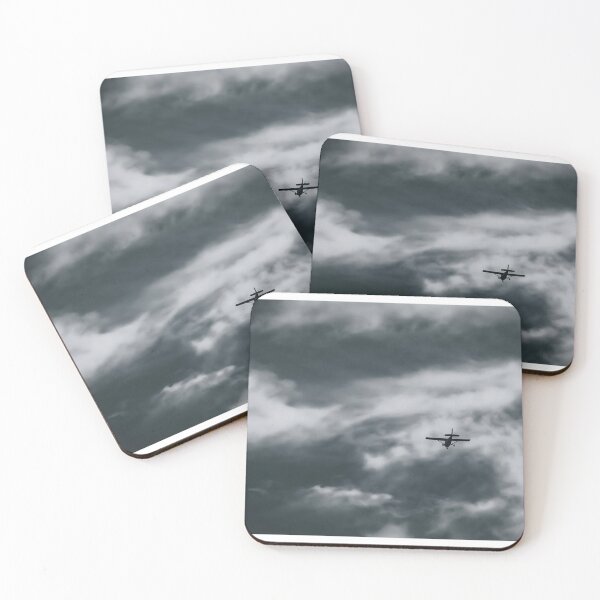 Item preview, Dramatic Airplane Flying Through Stormy Clouds designed and sold by LacArtPhoto.