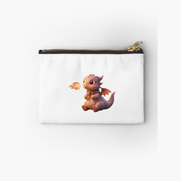 Item preview, Adorable Chibi Baby Dragon Breathing Fire designed and sold by SubhAksara.