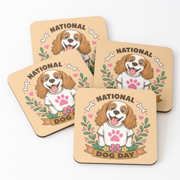 Item preview, National Dog Day - Cavalier designed and sold by KaurisDigital.