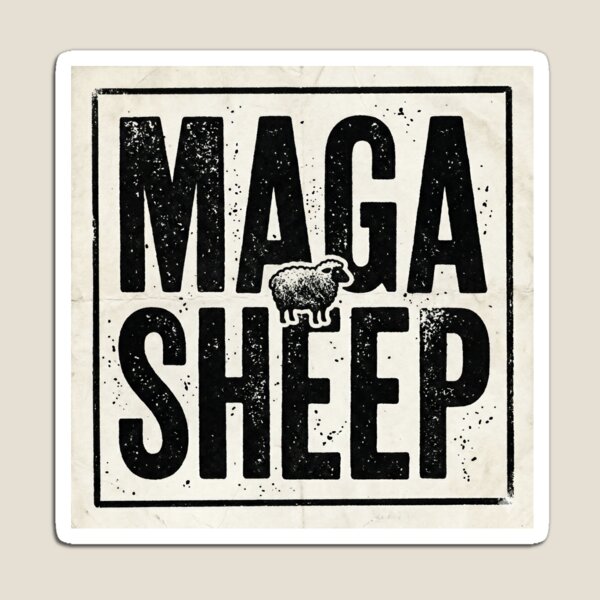 Item preview, Maga Sheep designed and sold by FakeNewsSticker.