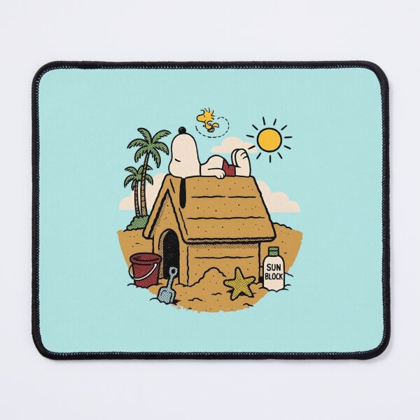 Item preview, Snoopy Summer Beach Sandcastle Vacation designed and sold by Moonpaw-Whimsy.