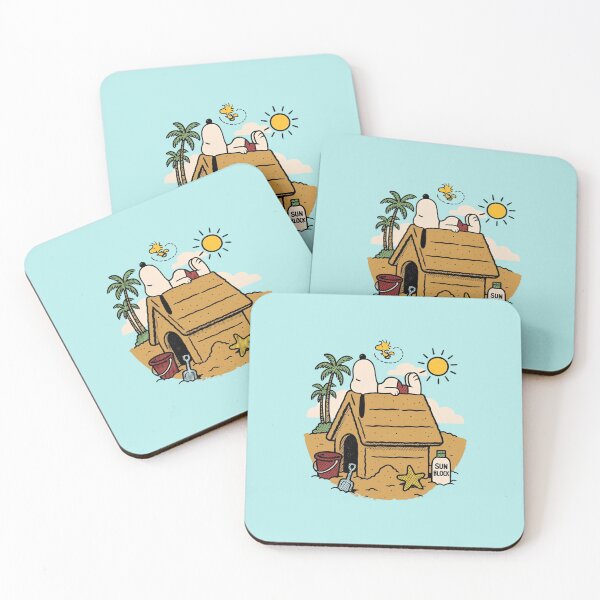 Item preview, Snoopy Summer Beach Sandcastle Vacation designed and sold by Moonpaw-Whimsy.