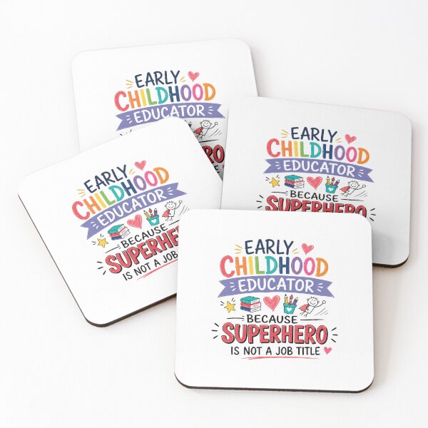 Item preview, Early Childhood Educator - Because Superhero Is Not A Job Title designed and sold by CuratedByAdam.