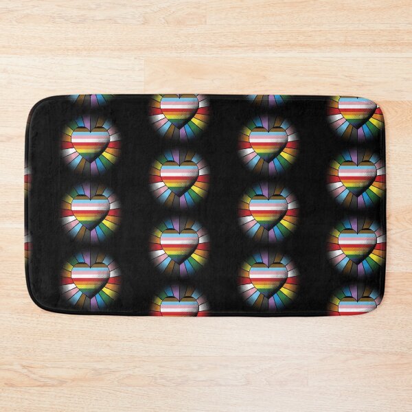 Item preview,  Pride Month rainbow LGBTQIA colorful halftone dot style rainbow heart design designed and sold by Jdawnink.