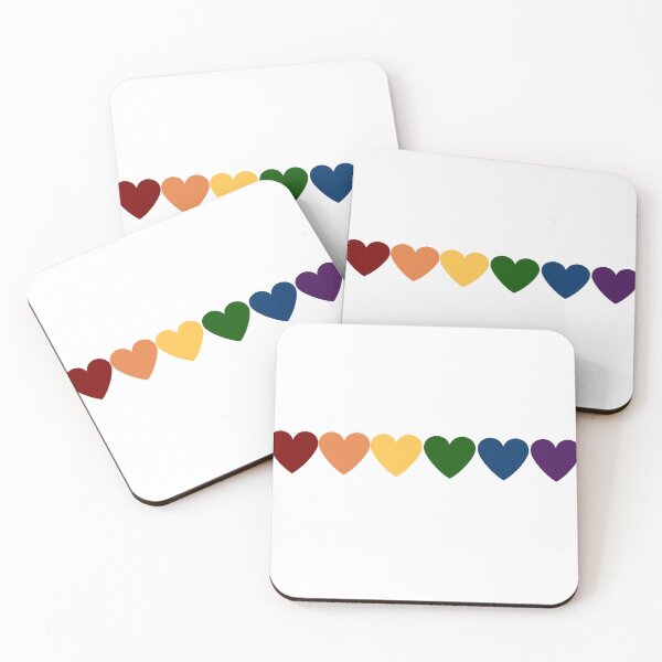 Item preview, Simple pride hearts designed and sold by katelynroseart1.