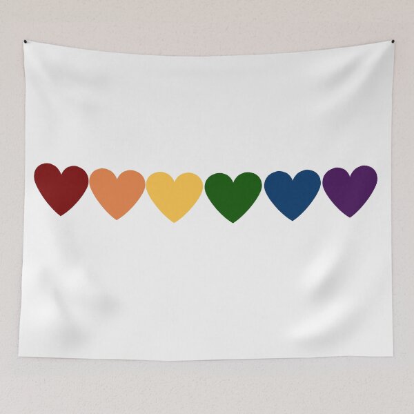 Item preview, Simple pride hearts designed and sold by katelynroseart1.