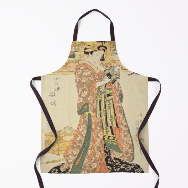 Item preview, Beautiful Woman in Luxury Kimono with Baby - Vintage Ukiyo-e designed and sold by vekotpu.
