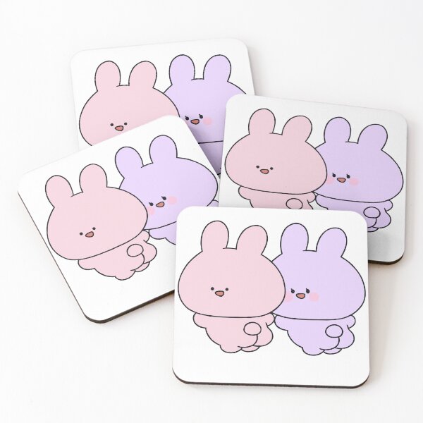 Item preview, Asamimi Chan Babumimi kawaai bunny Duo designed and sold by ThePurplePrints.