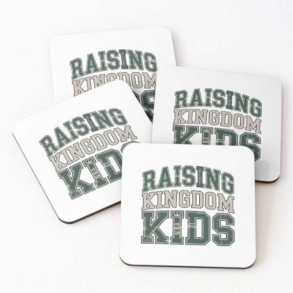 Item preview, Raising Kingdom Kids Christian Parent Faith Family Typography Design designed and sold by HahaHandlesHub.