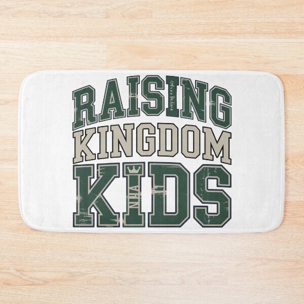 Item preview, Raising Kingdom Kids Christian Parent Faith Family Typography Design designed and sold by HahaHandlesHub.