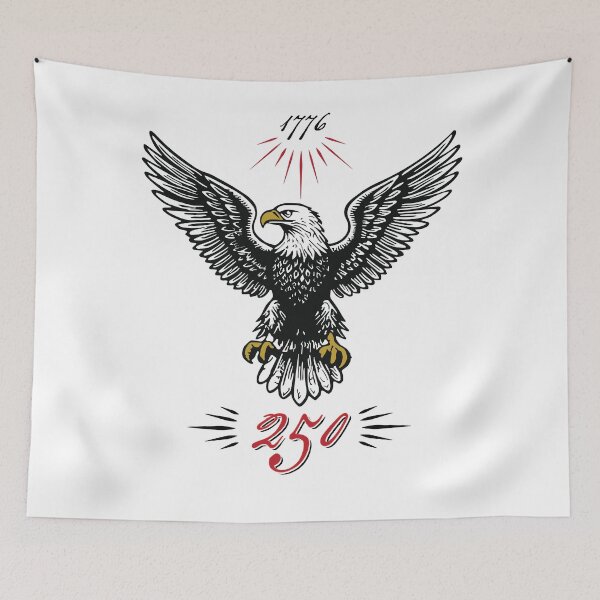 Item preview, Bald Eagle Patriotic Tee - American 250th Pride Vintage Style designed and sold by G - supply.
