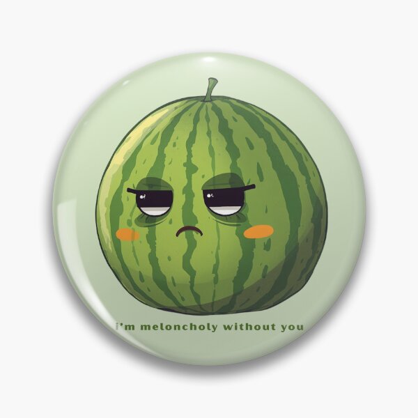 Item preview, I’m Meloncholy Without You - Cute Pun | TeeHee Puns Funny Design designed and sold by TeeHee Puns.