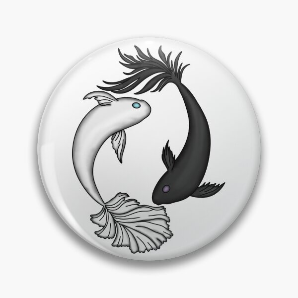 Item preview, Sorcerer Yin Yang Beta Fish designed and sold by LunarAshes.