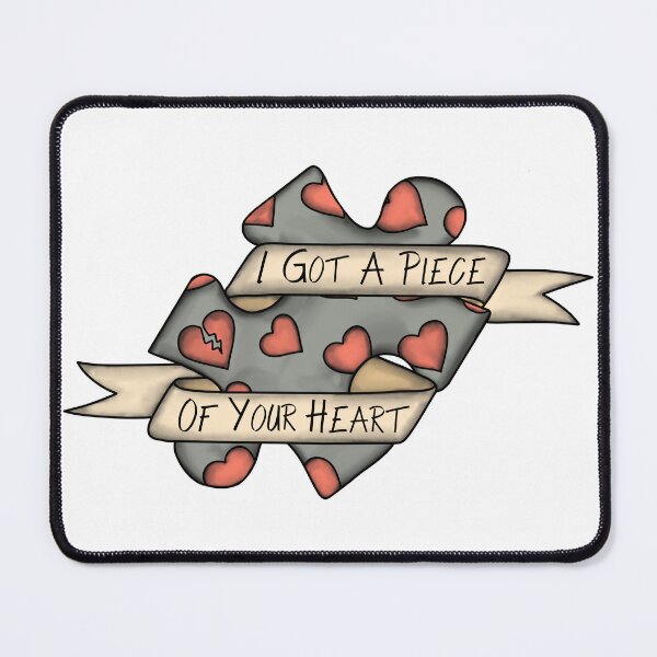 Item preview, Piece Of Your Heart Lyrics designed and sold by LunarAshes.