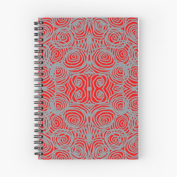 Item preview, Fluro Red Grey Design Doodle designed and sold by Fayes4Art.