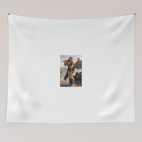 Item preview, Astrid Aurelia with Sword on Sunny Beach designed and sold by CathryneDelamort.