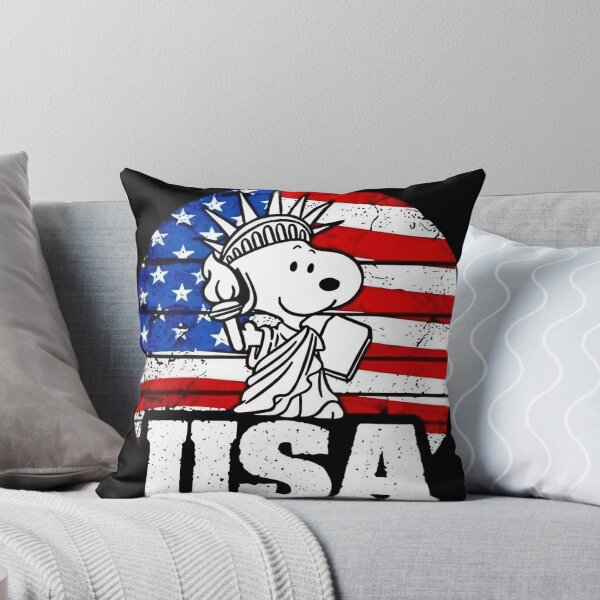 Item preview, Statue of Liberty Snoopy USA Flag Patriotic designed and sold by Moonpaw-Whimsy.