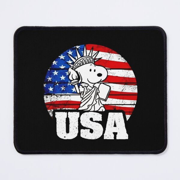 Item preview, Statue of Liberty Snoopy USA Flag Patriotic designed and sold by Moonpaw-Whimsy.