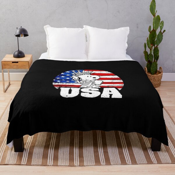 Item preview, Statue of Liberty Snoopy USA Flag Patriotic designed and sold by Moonpaw-Whimsy.