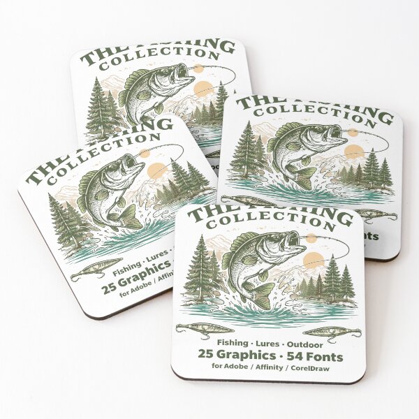 Item preview, Fishing Collection T-Shirt Design designed and sold by Matinez Pink.