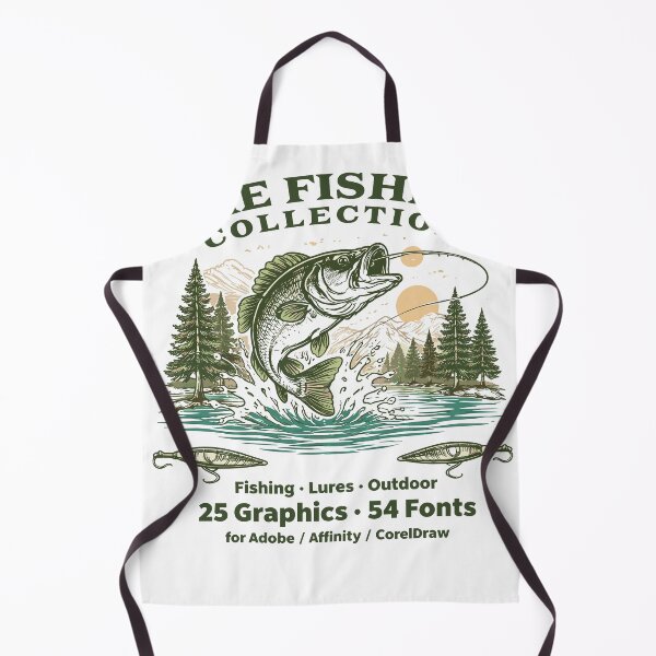 Item preview, Fishing Collection T-Shirt Design designed and sold by Matinez Pink.