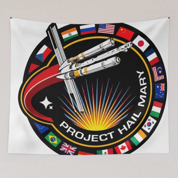Item preview, Project Hail Mary Mission Patch  designed and sold by RandomDotPixel.
