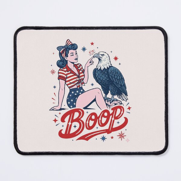 Item preview, Funny Boop Girl ,The Eagle Patriotic Vintage designed and sold by DannieLettering.