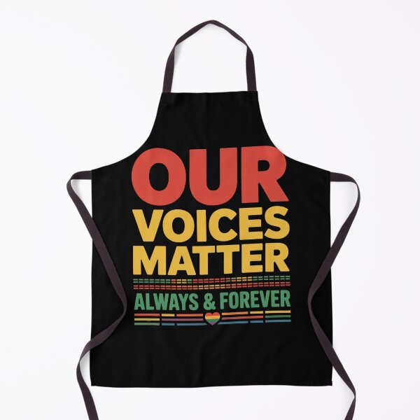 Item preview, Our Voices Matter Always & Forever Pride Design designed and sold by Gallory Hive.