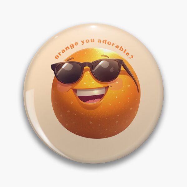 Item preview, Orange You Adorable? - Cute Pun | TeeHee Puns Funny Design designed and sold by TeeHee Puns.