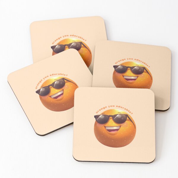 Item preview, Orange You Adorable? designed and sold by TeeHee Puns.