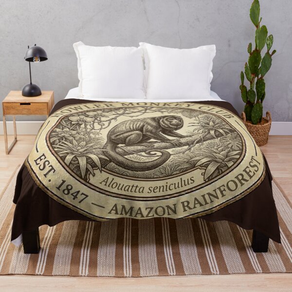 Item preview, Howler Monkey Loudest Animal Club Vintage Badge Amazon designed and sold by CalmCapy Co.