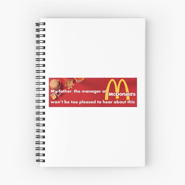 Item preview, Bumpersticker about dad being a manager at McDonald's designed and sold by anythingbutbroicism.