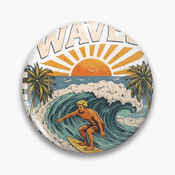 Item preview, Lost in the Waves Surf T-Shirt designed and sold by Matinez Pink.