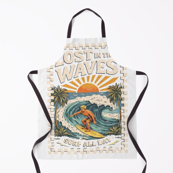 Item preview, Lost in the Waves Surf T-Shirt designed and sold by Matinez Pink.