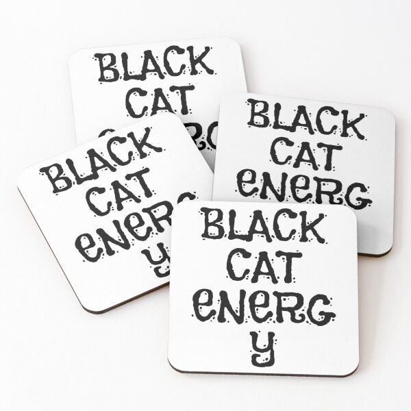 Item preview, Black Cat Energy designed and sold by WoodPress.