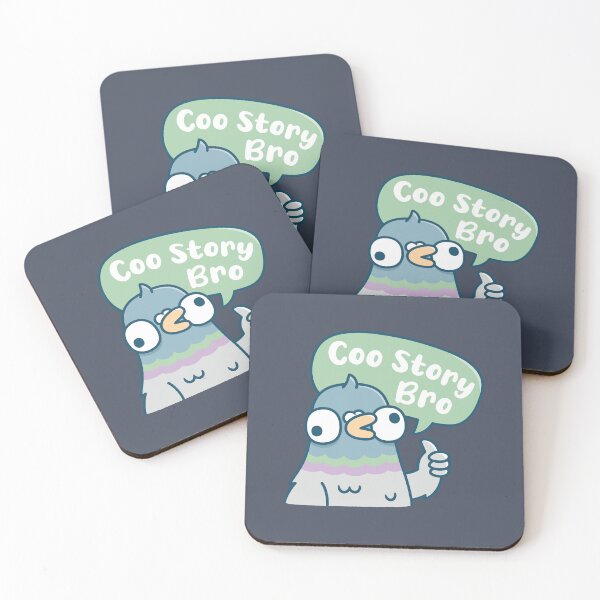 Item preview, Cute Derpy Pigeon Coo Story Bro Funny Pun designed and sold by rustydoodle.