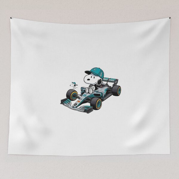 Item preview, Snoopy Racing Driver Motorsport Formula 1 designed and sold by Moonpaw-Whimsy.