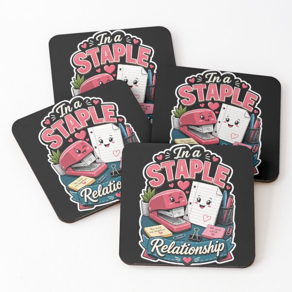 Item preview, In A Staple Relationship Cute Office designed and sold by Tomdio.