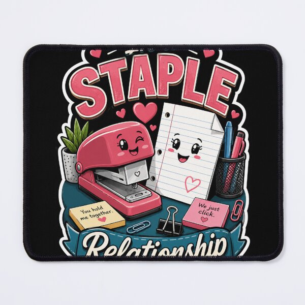Item preview, In A Staple Relationship Cute Office designed and sold by Tomdio.