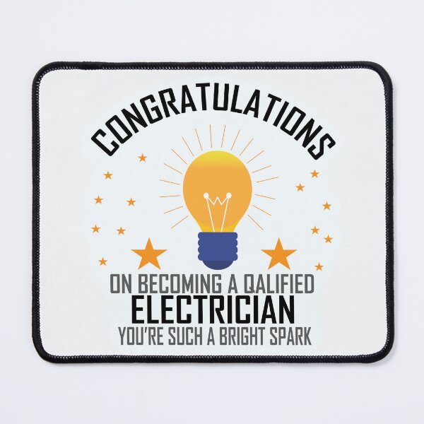Item preview, Electrician Congratulations Gift Items for Students Apprentice Electricians  designed and sold by Science Engineering Gifts.