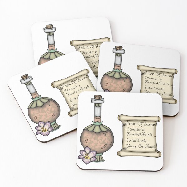 Item preview, Fearne Potion Bottle and Ingredient List designed and sold by LunarAshes.