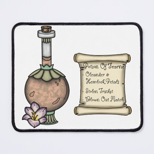 Item preview, Fearne Potion Bottle and Ingredient List designed and sold by LunarAshes.