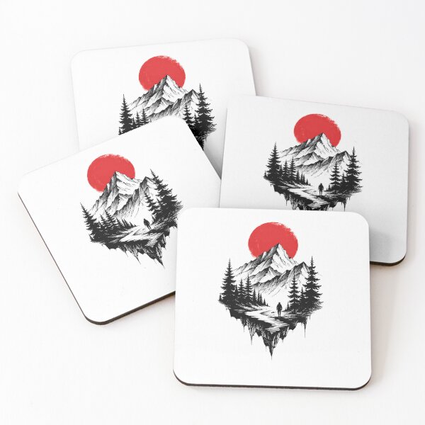 Item preview, Nature Mountain Art designed and sold by WoodPress.